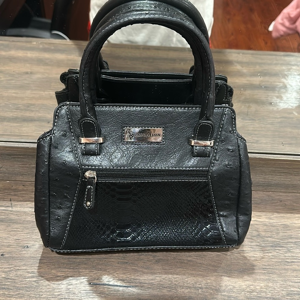 Black U.S Polo hand bag
